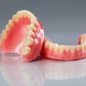 A picture of removable dentures