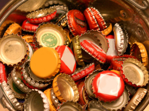 Picture of bottle caps